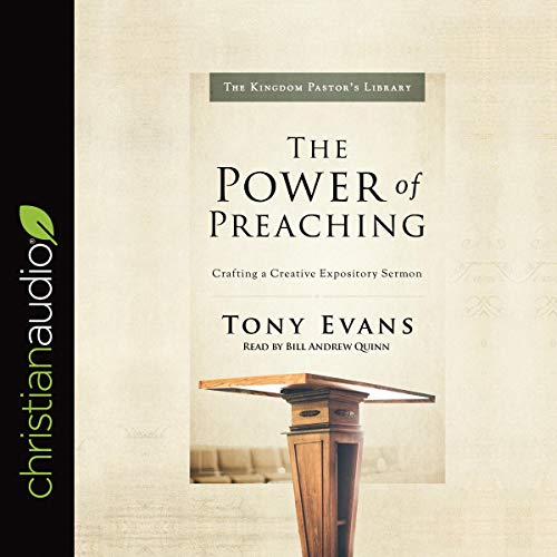 The Power of Preaching Audiolibro Por Tony Evans arte de portada