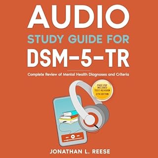 Audio Study Guide for DSM-5-TR Audiolibro Por Jonathan L. Reese arte de portada