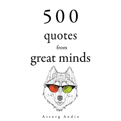 Diseño de la portada del título 500 Quotes from Great Minds