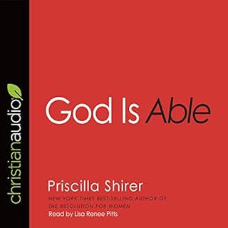 God Is Able Audiolibro Por Priscilla Shirer arte de portada