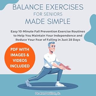 Balance Exercises for Seniors Made Simple Audiobook By Dr. Ron Daulton Jr cover art