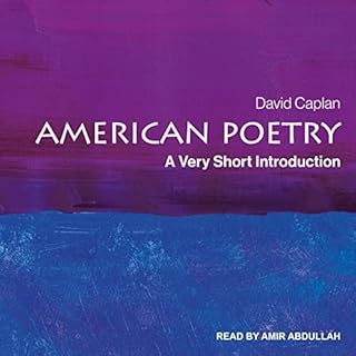 American Poetry Audiolibro Por David Caplan arte de portada