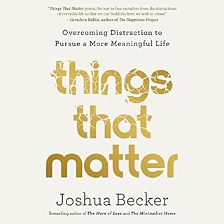 Things That Matter Audiolibro Por Joshua Becker arte de portada