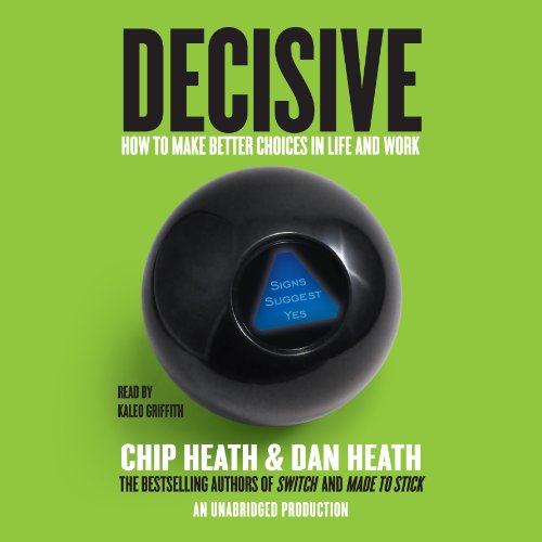 Decisive Audiolibro Por Chip Heath, Dan Heath arte de portada