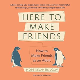 Here to Make Friends Audiolibro Por Hope Kelaher arte de portada