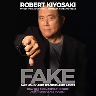 FAKE Audiolibro Por Robert T. Kiyosaki arte de portada