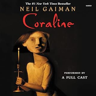 Coraline Audiolibro Por Neil Gaiman arte de portada