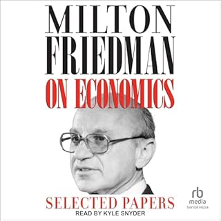 Milton Friedman on Economics Audiobook By Milton Friedman, Gary S. Becker -afterword by cover art