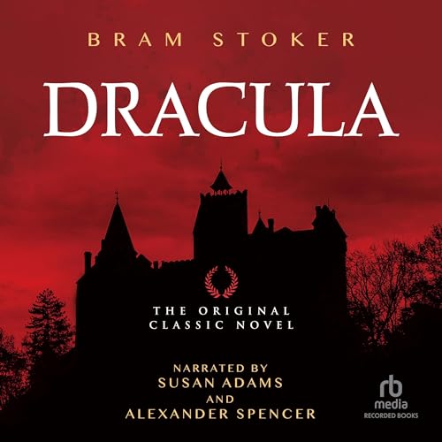 Dracula Audiolibro Por Bram Stoker arte de portada