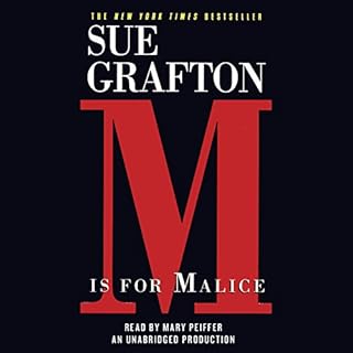 M is for Malice Audiobook By Sue Grafton cover art