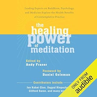 The Healing Power of Meditation Audiobook By Andy Fraser - editor, Daniel Goleman - foreword cover art