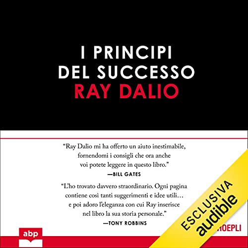 I principi del successo Audiolibro Por Ray Dalio arte de portada