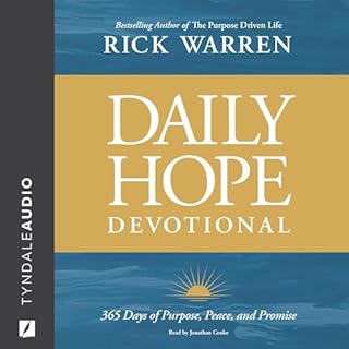 Daily Hope Devotional Audiobook By Rick Warren cover art