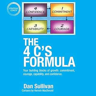 The 4 C's Formula Audiolibro Por Dan Sullivan arte de portada