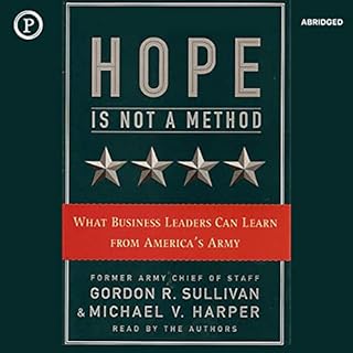 Hope Is Not a Method Audiolibro Por Gordon R. Sullivan, Michael V. Harper arte de portada