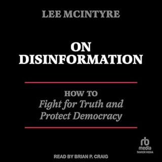 On Disinformation Audiolibro Por Lee McIntyre arte de portada