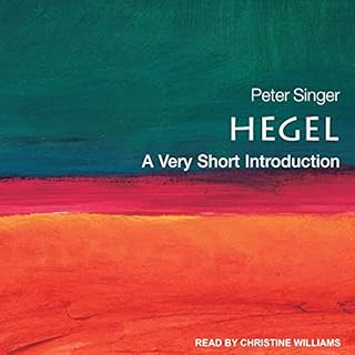 Hegel Audiolibro Por Peter Singer arte de portada