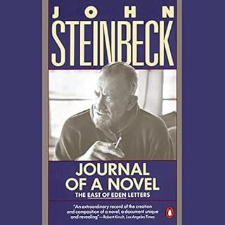 Journal of a Novel Audiolibro Por John Steinbeck arte de portada