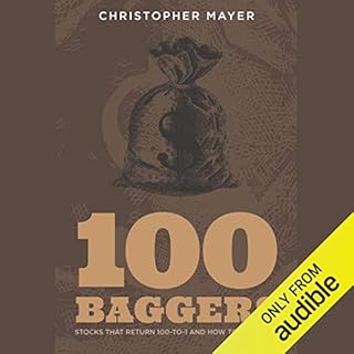 100 Baggers Audiolibro Por Christopher W. Mayer arte de portada