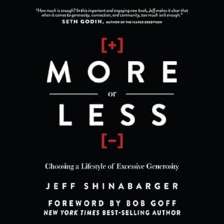 More or Less Audiolibro Por Jeff Shinabarger arte de portada