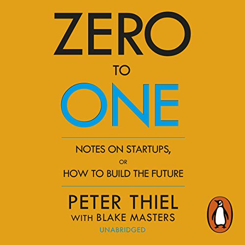 Zero to One Audiolibro Por Peter Thiel, Blake Masters arte de portada