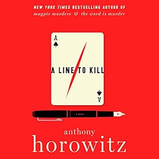 A Line to Kill Audiolibro Por Anthony Horowitz arte de portada