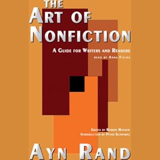 The Art of Nonfiction Audiolibro Por Ayn Rand arte de portada