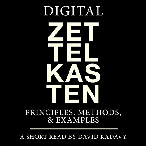 Digital Zettelkasten Audiolibro Por David Kadavy arte de portada