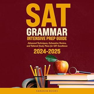 SAT Grammar Intensive Prep Guide cover art