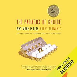 The Paradox of Choice Audiolibro Por Barry Schwartz arte de portada