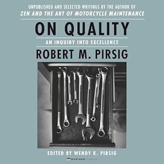 On Quality Audiobook By Robert M. Pirsig, Wendy K. Pirsig cover art