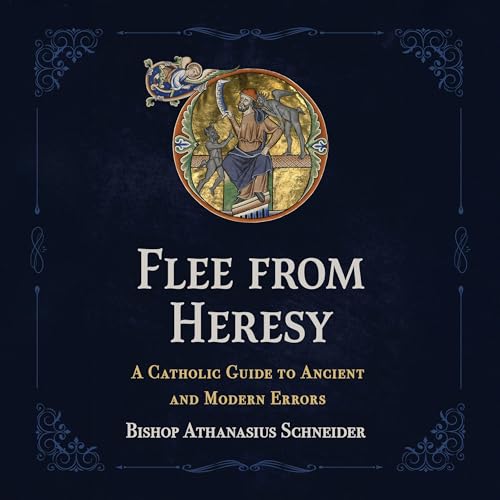 Flee from Heresy Audiolibro Por Bishop Athanasius Schneider arte de portada