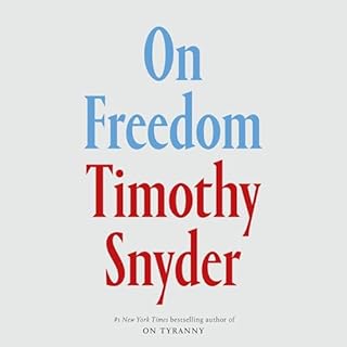 On Freedom Audiobook By Timothy Snyder cover art