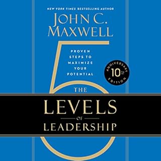 The 5 Levels of Leadership Audiolibro Por John C. Maxwell arte de portada