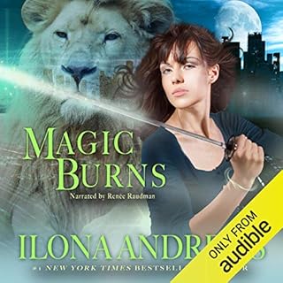 Magic Burns Audiolibro Por Ilona Andrews arte de portada