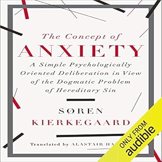 The Concept of Anxiety Audiolibro Por Alastair Hannay - translator, Søren Kierkegaard arte de portada