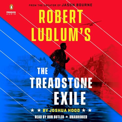 Robert Ludlum's The Treadstone Exile Audiolibro Por Joshua Hood arte de portada