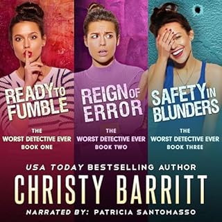 The Worst Detective Ever Mystery Series, Books 1-3 Audiobook By Christy Barritt cover art