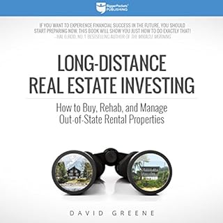 Long-Distance Real Estate Investing Audiolibro Por David M Greene arte de portada