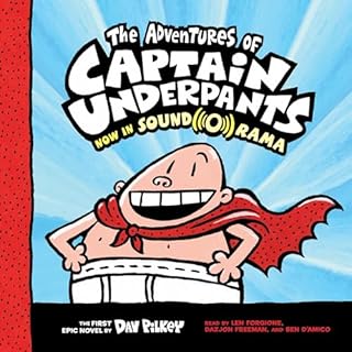 The Adventures of Captain Underpants Audiolibro Por Dav Pilkey arte de portada