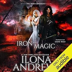 Iron and Magic Audiobook By Ilona Andrews cover art