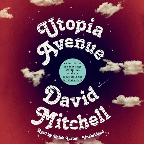 Utopia Avenue Audiolibro Por David Mitchell arte de portada