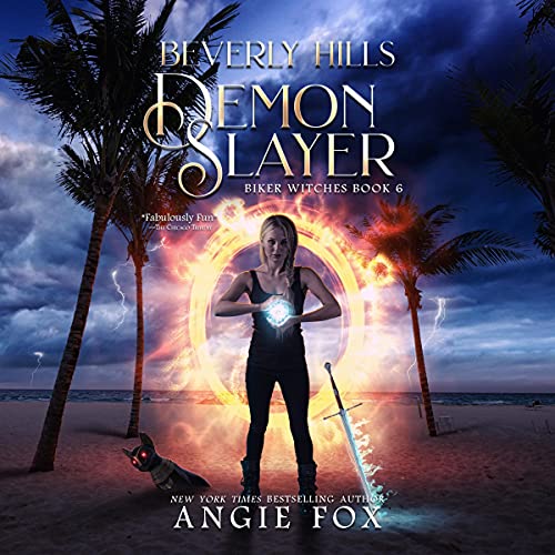 Beverly Hills Demon Slayer Audiolibro Por Angie Fox arte de portada