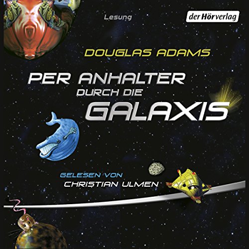 Per Anhalter durch die Galaxis Audiolivro Por Douglas Adams capa