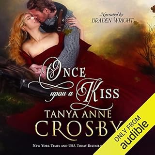 Once Upon a Kiss Audiolibro Por Tanya Anne Crosby arte de portada