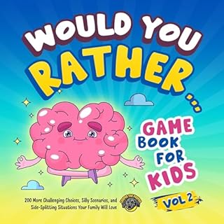 Would You Rather Game Book for Kids Audiolibro Por Cooper The Pooper arte de portada