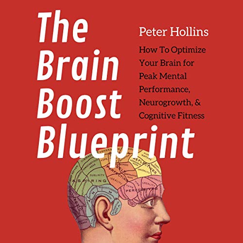 The Brain Boost Blueprint Audiolibro Por Peter Hollins arte de portada