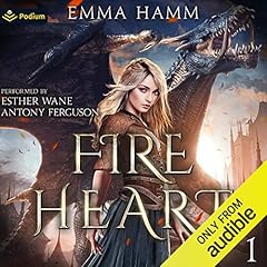 Fire Heart Audiolibro Por Emma Hamm arte de portada