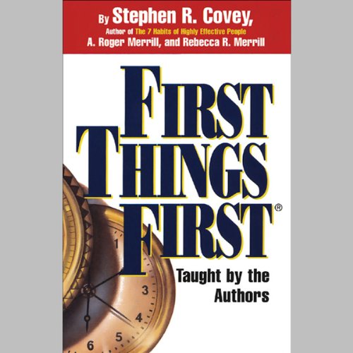 Couverture de First Things First