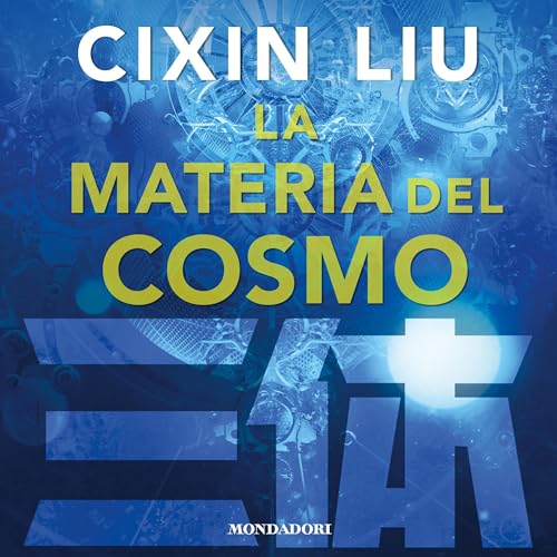 Diseño de la portada del título La materia del cosmo